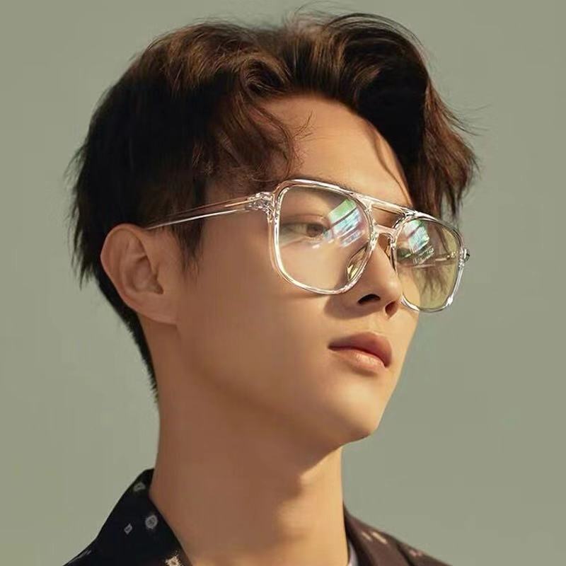 Gaming Glasses Tinted - Transparent Computer Glasses Frame Women Men