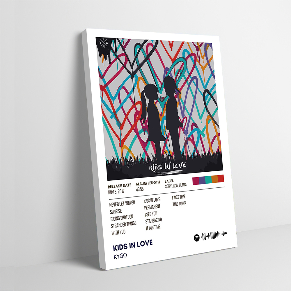 Gaming Home Accessories - Kygo Kids in Love Printed Poster