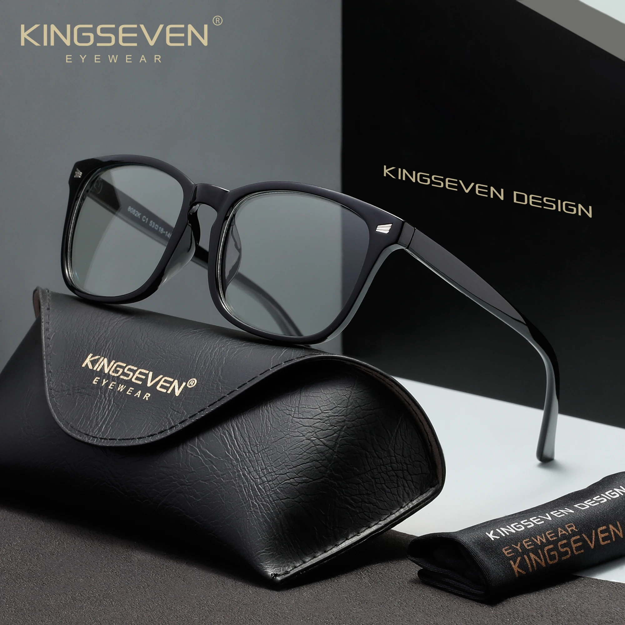 Gaming Glasses Tinted - KINGSEVEN New Classic Anti-Blue Ray Glasses