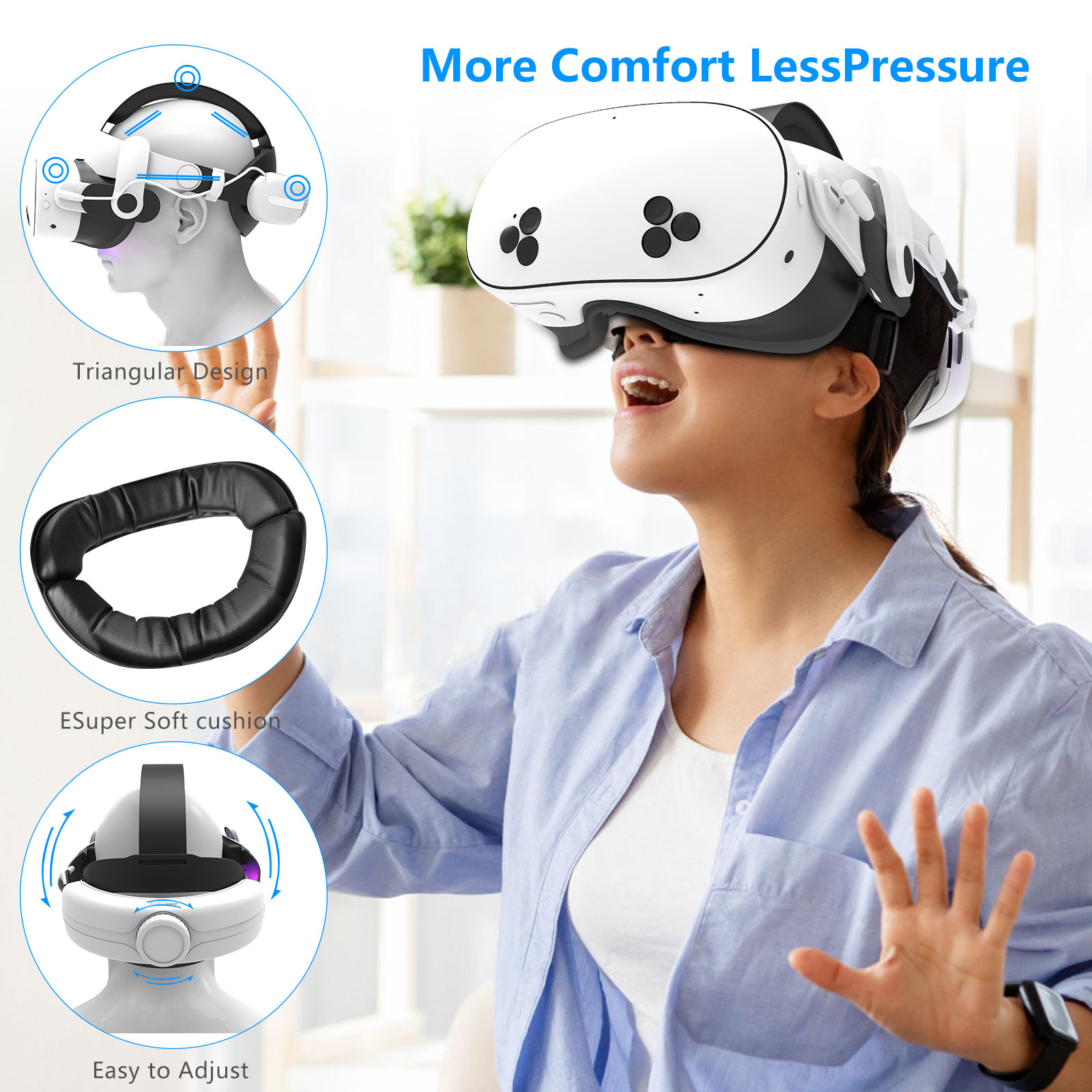 For Quest3S VR Headset 12000mA - огляд і ціна Gaming Accessories Vr