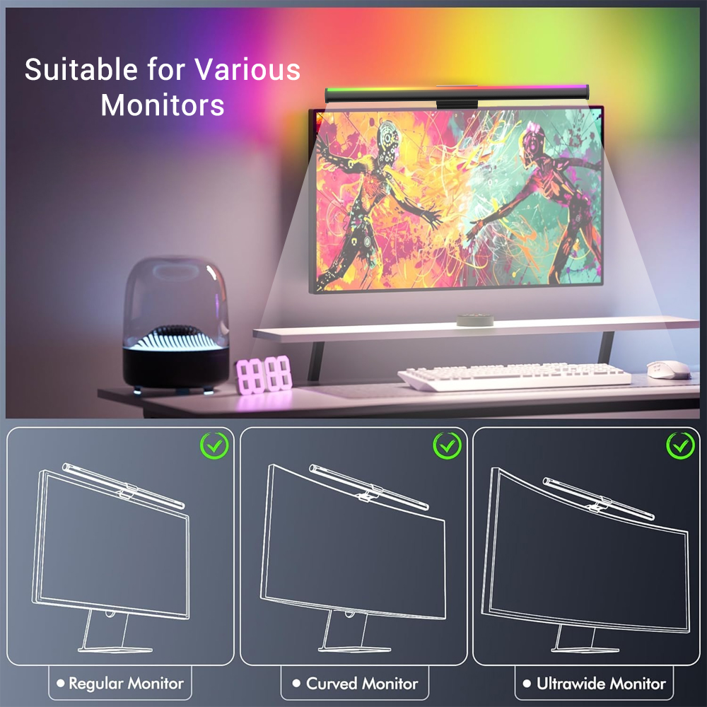 RGBIC Setup Monitor Light Bar  - огляд і ціна Gaming Accessories App