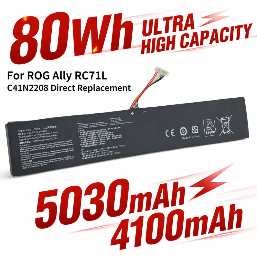 80Wh 5030mAh 4100mAh For ASUS  - огляд і ціна Gaming Accessories Asus