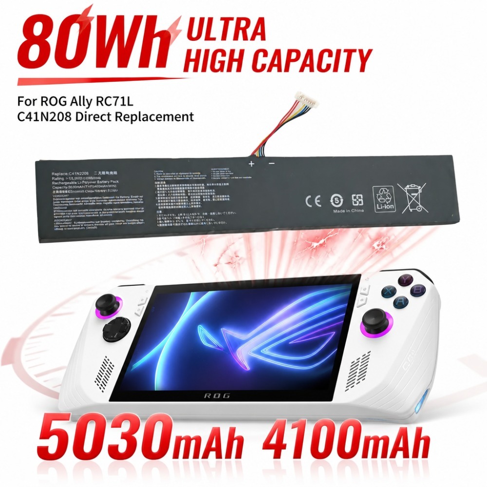 80Wh 5030mAh 4100mAh For ASUS  - огляд і ціна Gaming Accessories Asus