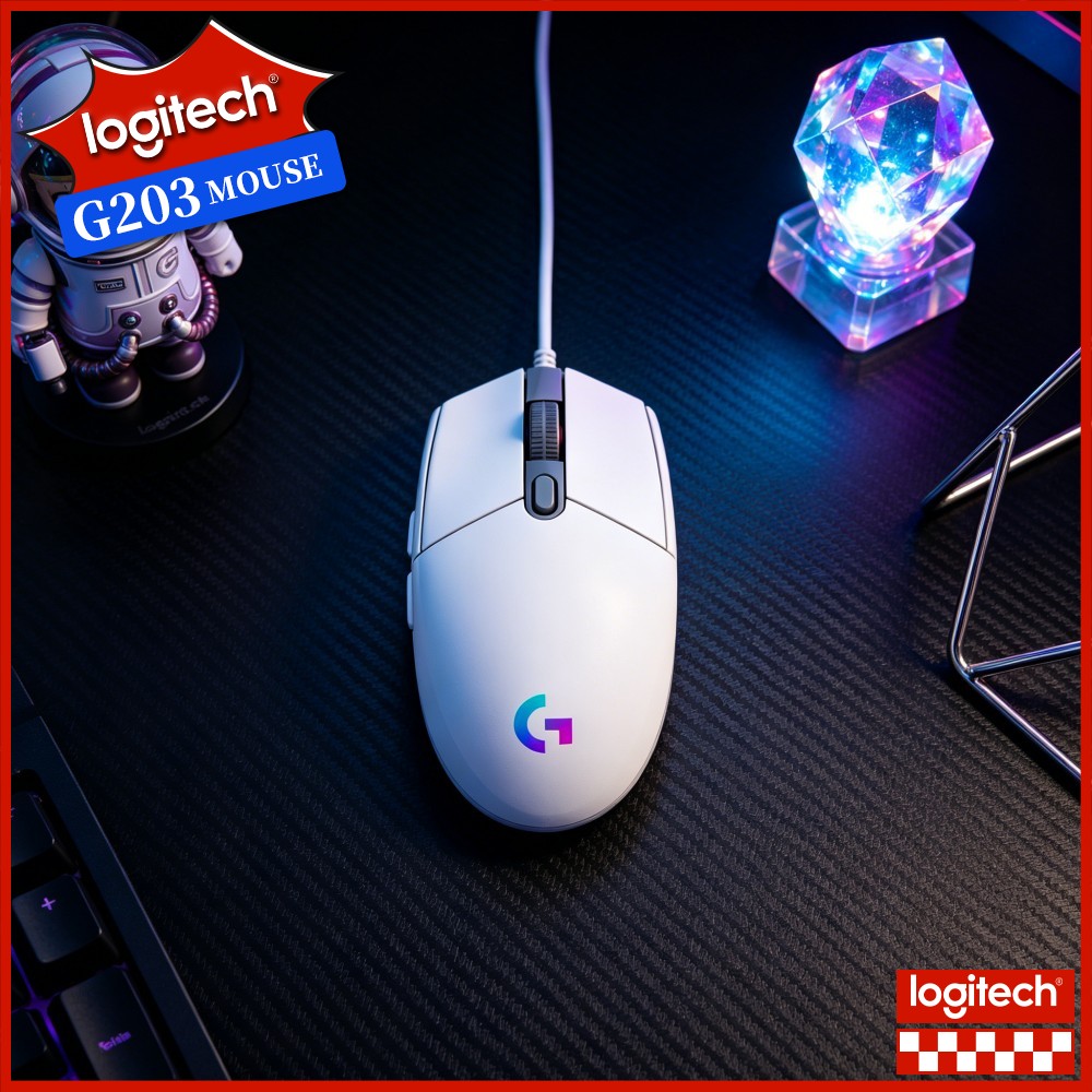 Logitech G203 Wired Gaming Mou - огляд і ціна Logitech Mouse G203