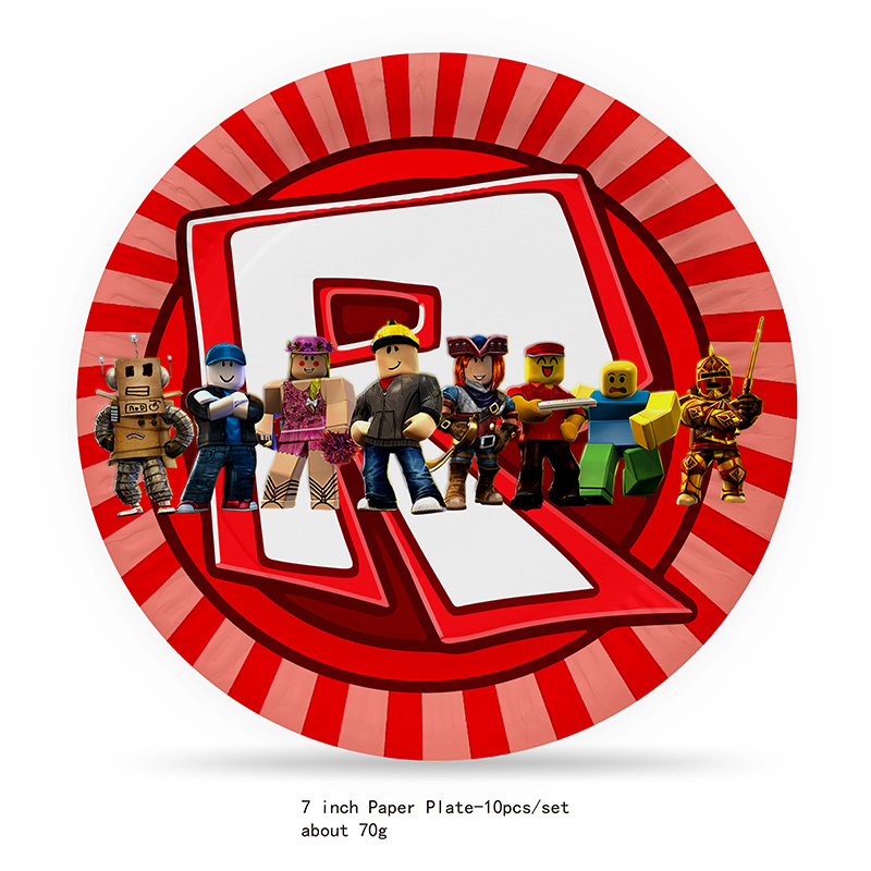 Robot Theme Birthday Party Pap - огляд і ціна Gaming Accessories Roblox