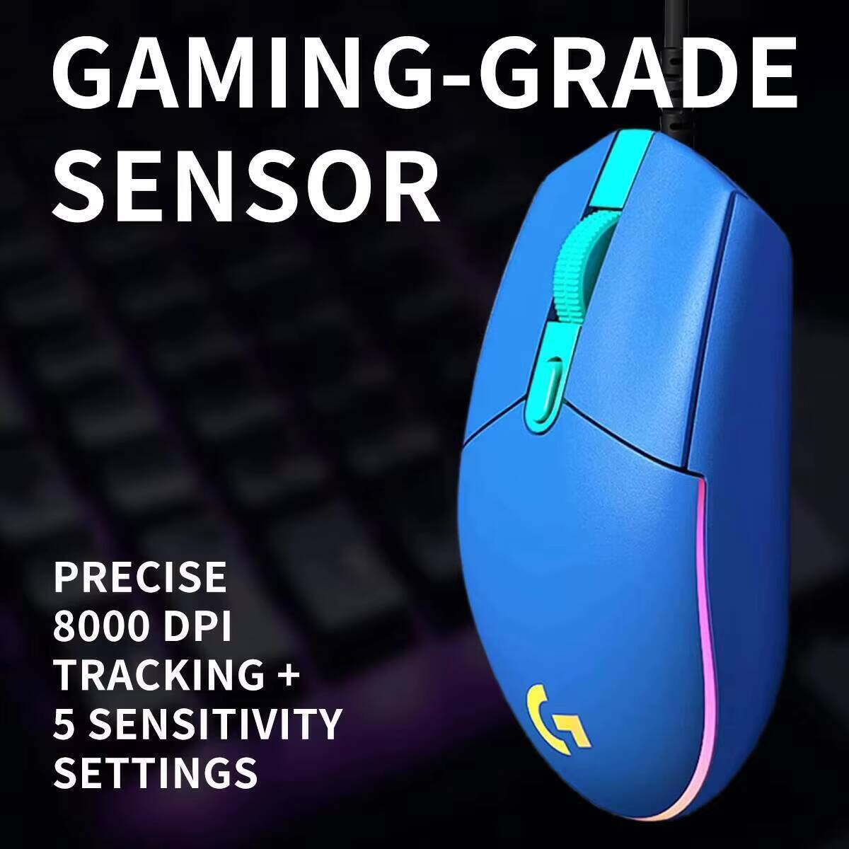 Logitech G203 Wired Gaming Mou - огляд і ціна Logitech Mouse G203