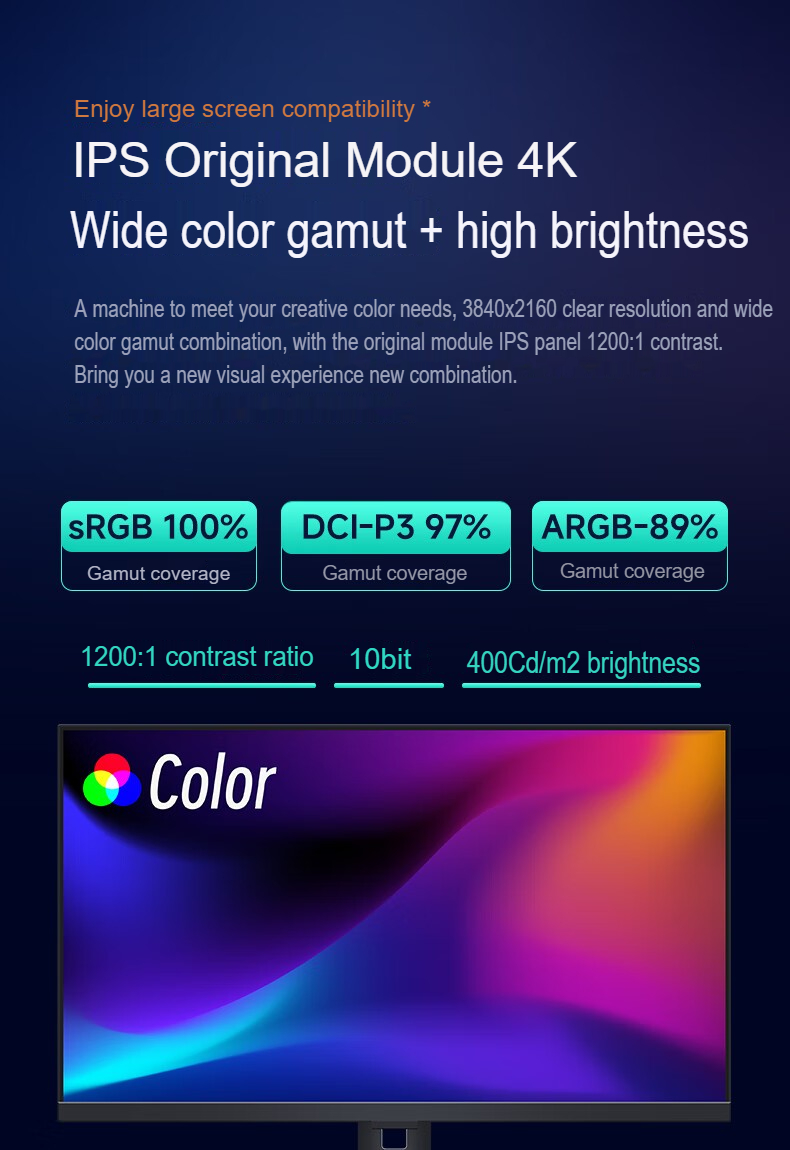 27-Inch 4K Gaming Monitor 100% - огляд і ціна Monitor 144Hz 27Inch