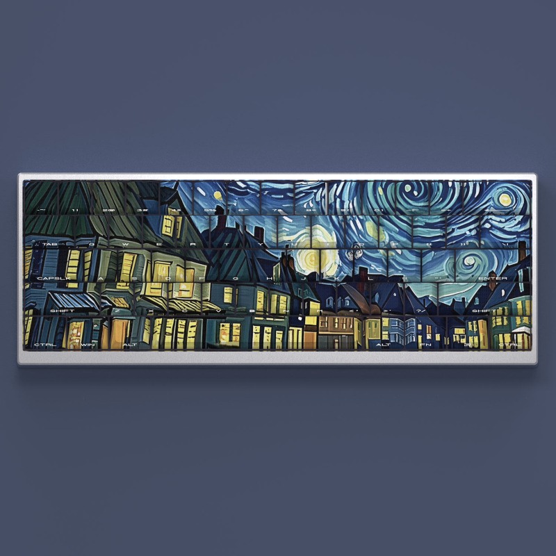 Van Gogh Starry Sky Theme Keyc - огляд і ціна Gaming Accessories Tablet