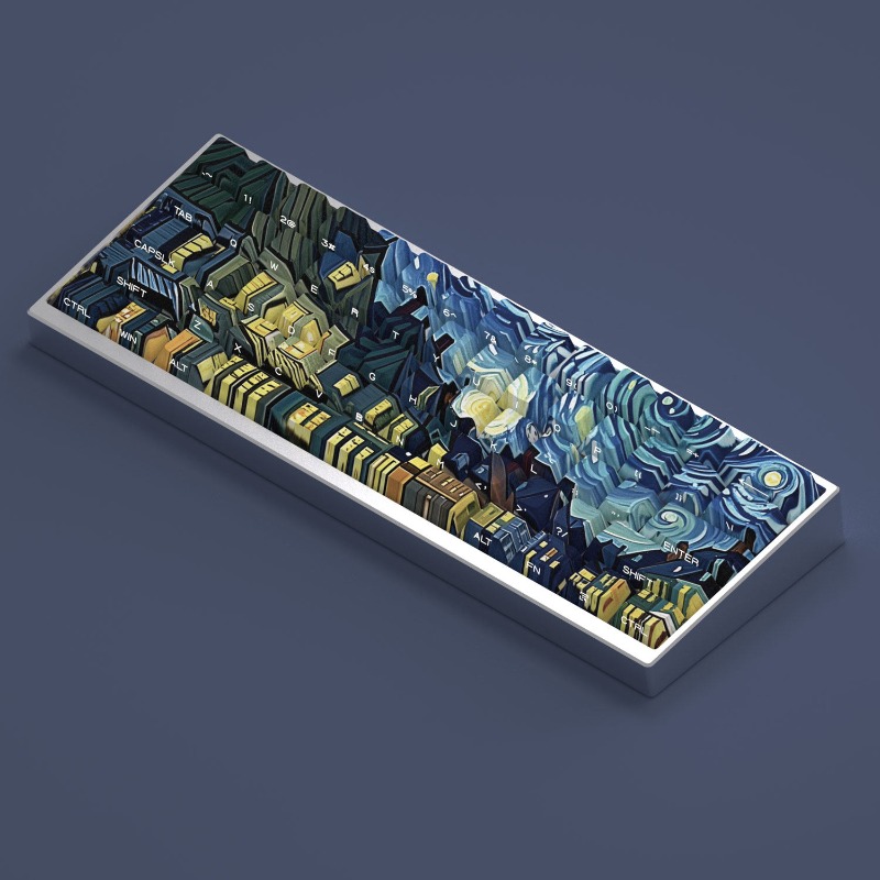 Van Gogh Starry Sky Theme Keyc - огляд і ціна Gaming Accessories Tablet