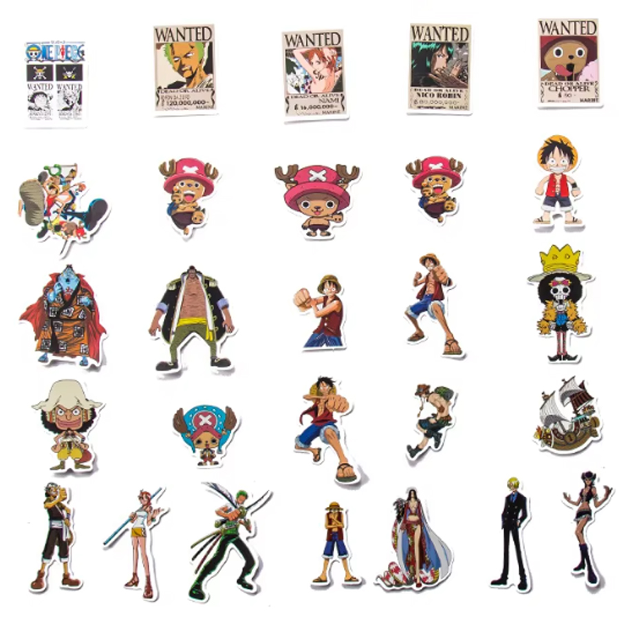 50Pcs One Piece Stickers Party - огляд і ціна Gaming Accessories Roblox