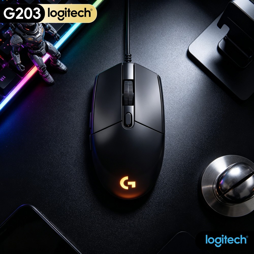 Logitech G203 Wired Gaming Mou - огляд і ціна Logitech Mouse G203