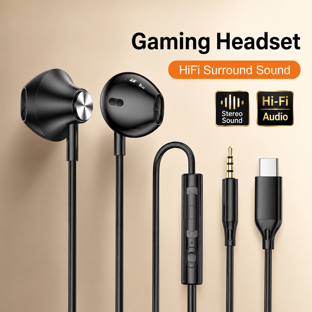 HiFi Surround Headphones Bass  - огляд і ціна Gaming Accessories Tablet