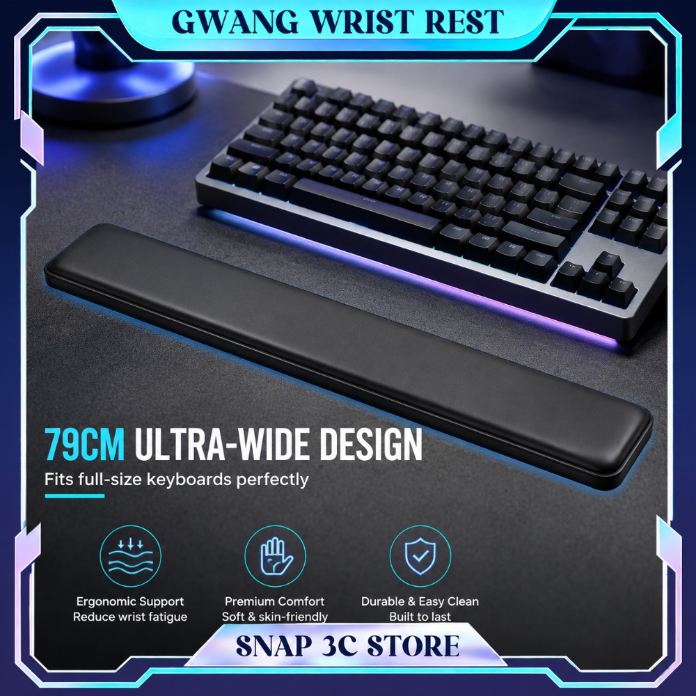 GWANG Premium Leather Keyboard - огляд і ціна Wrist Rest Ergonomic