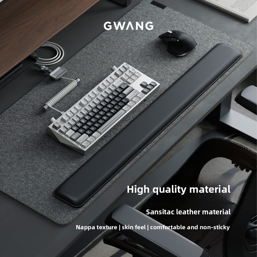 GWANG Premium Leather Keyboard - огляд і ціна Wrist Rest Ergonomic