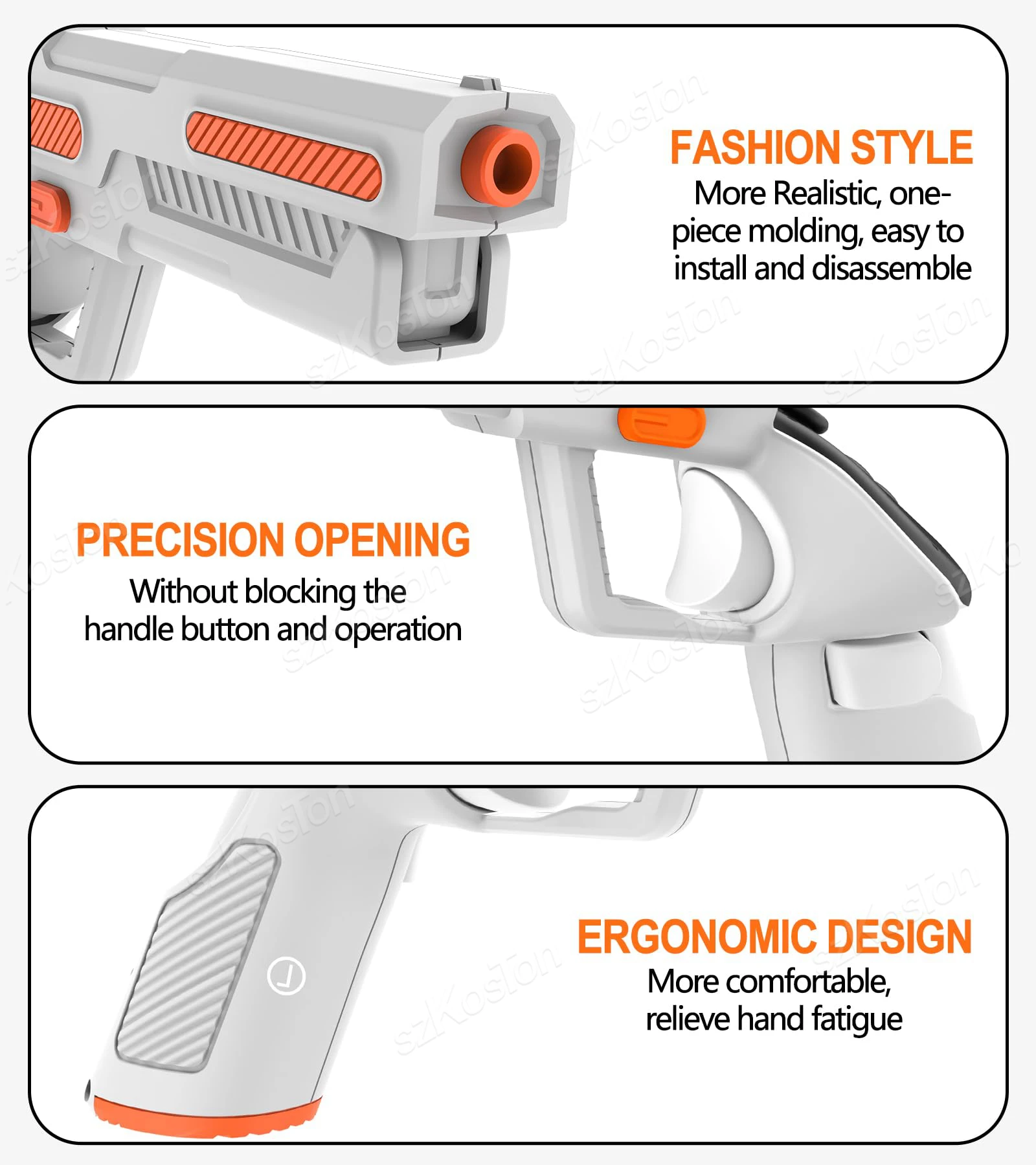 VR Gun Stock Grips for Meta Qu - огляд і ціна Gaming Accessories Vr