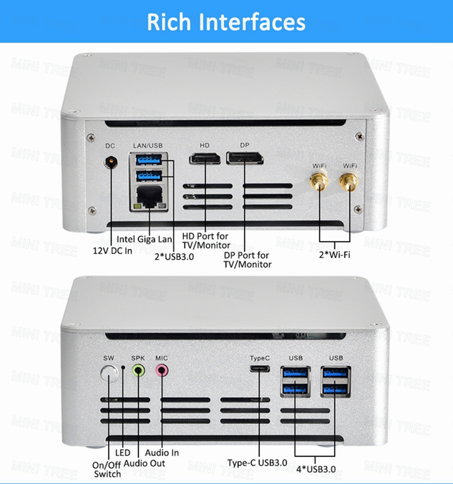 Win11 Mini PC Cube 13Th Gen Co - огляд і ціна Intel Cpu Core I5