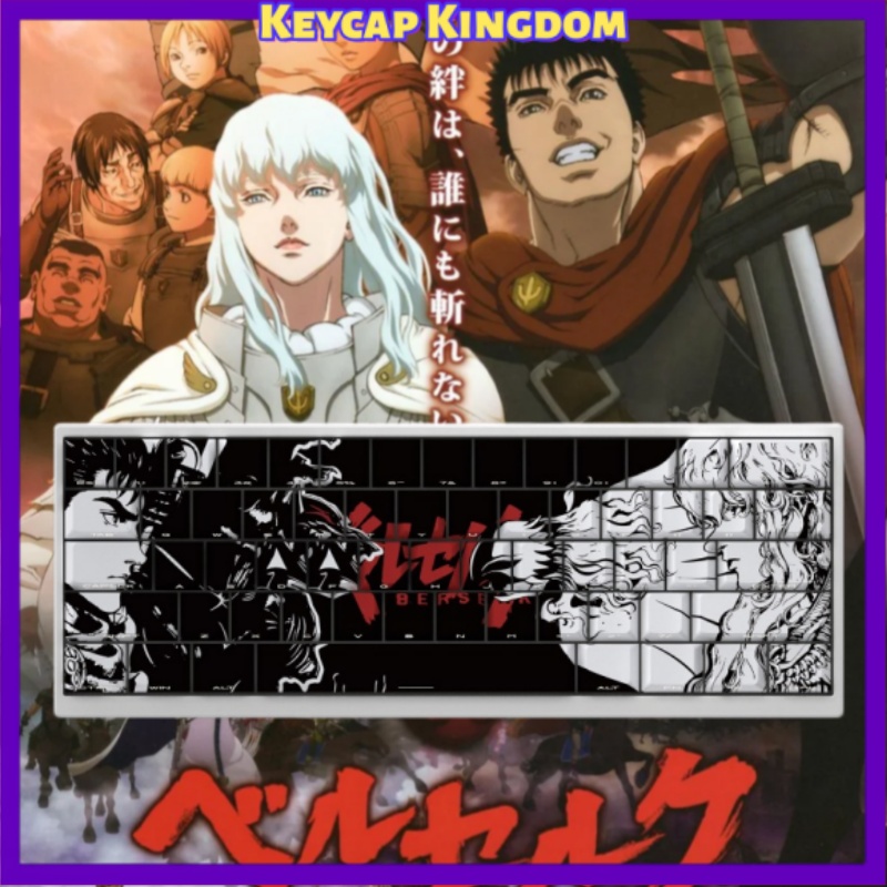 BERSERK Theme Anime Keycap 98  - огляд і ціна Gaming Accessories Tablet