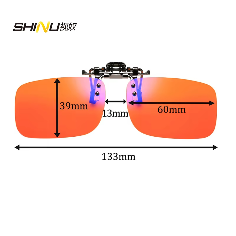 SHINU Anti Blue Light Clip On  - огляд і ціна Gaming Glasses Tinted