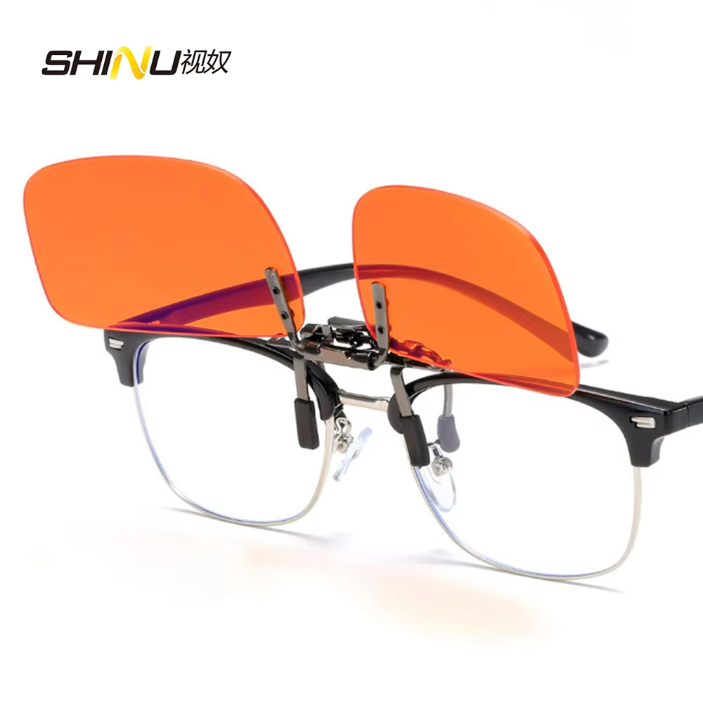 SHINU Anti Blue Light Clip On  - огляд і ціна Gaming Glasses Tinted