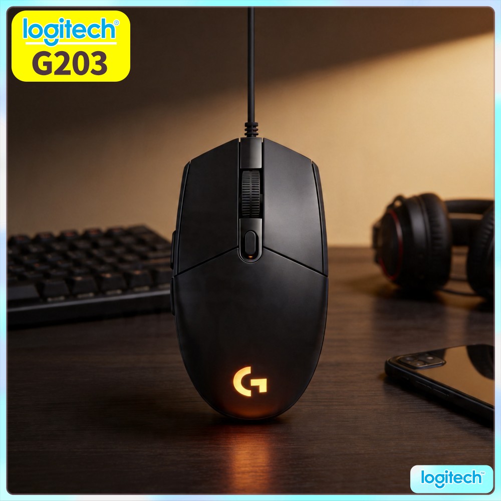 Logitech G203 Wired Gaming Mou - огляд і ціна Logitech Mouse G203