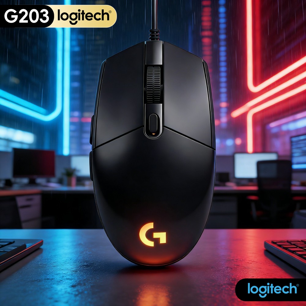 Logitech G203 Wired Gaming Mou - огляд і ціна Logitech Mouse G203