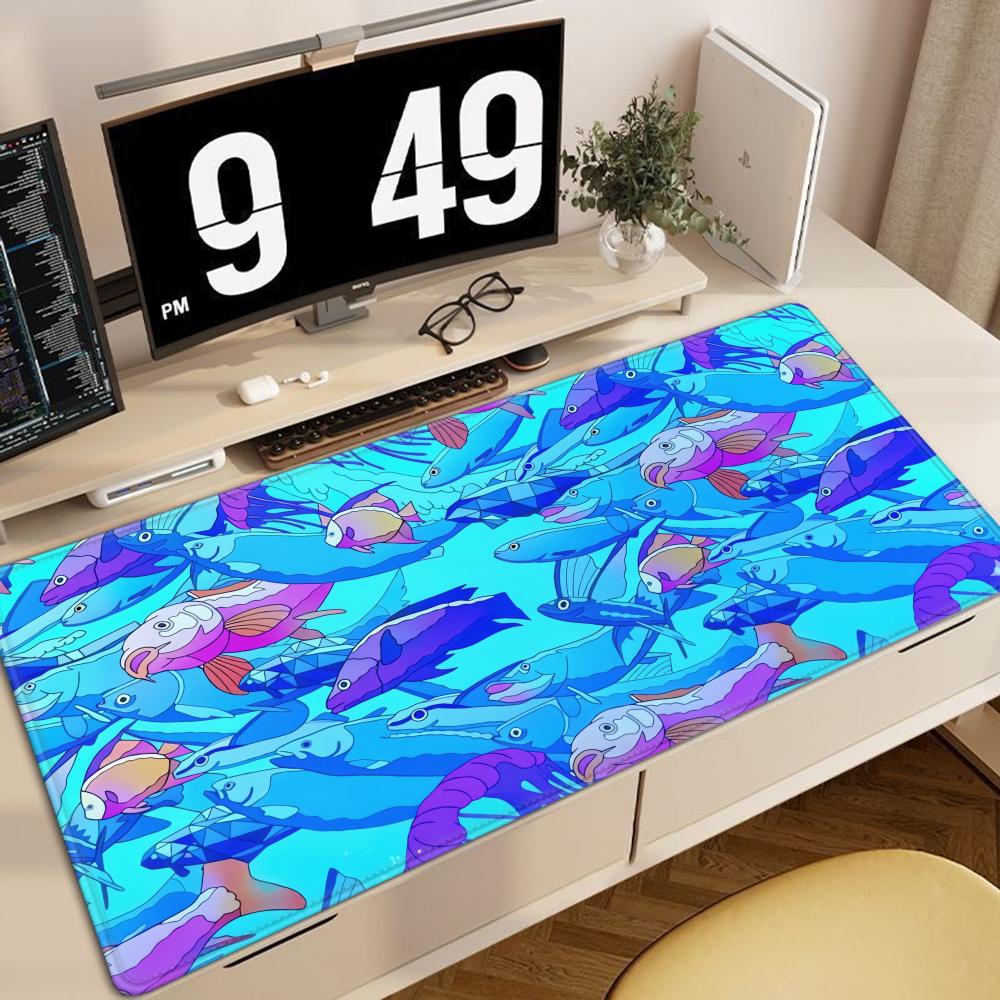 HD Printing Fish Rubber Mouse  - огляд і ціна Gaming Accessories Table