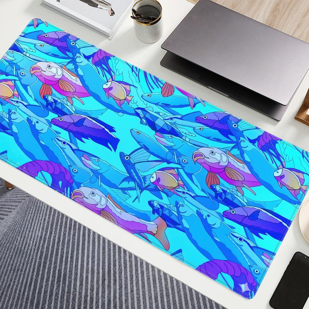 HD Printing Fish Rubber Mouse  - огляд і ціна Gaming Accessories Table